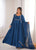 Premium Designer Fox Georgette Long Gown with Rich Flare & Lace Dupatta